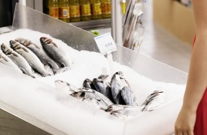 Fish Market - seafood in a supermarket