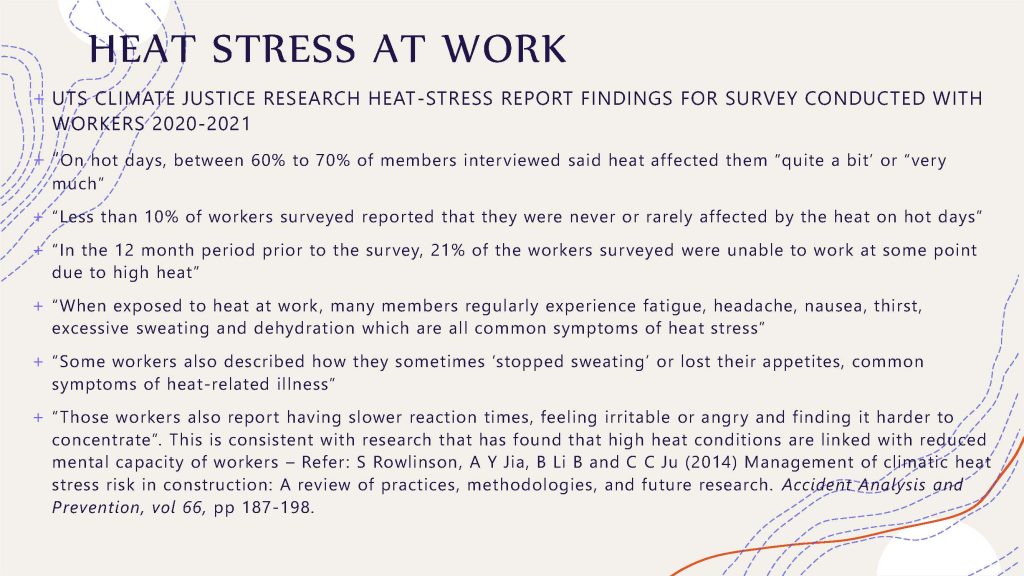 Heat Stress Report - showing the benefits for using doorways to control heat.