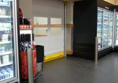 White Rapid Roll Doors