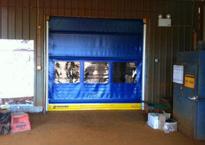 Blue Rapid Roll Doors