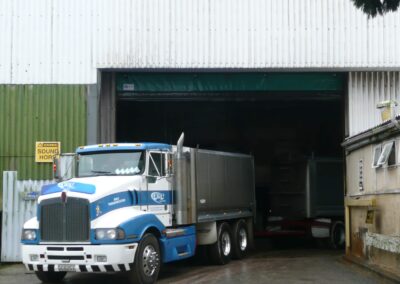 Extra Large Rapid Fold Door With Truck