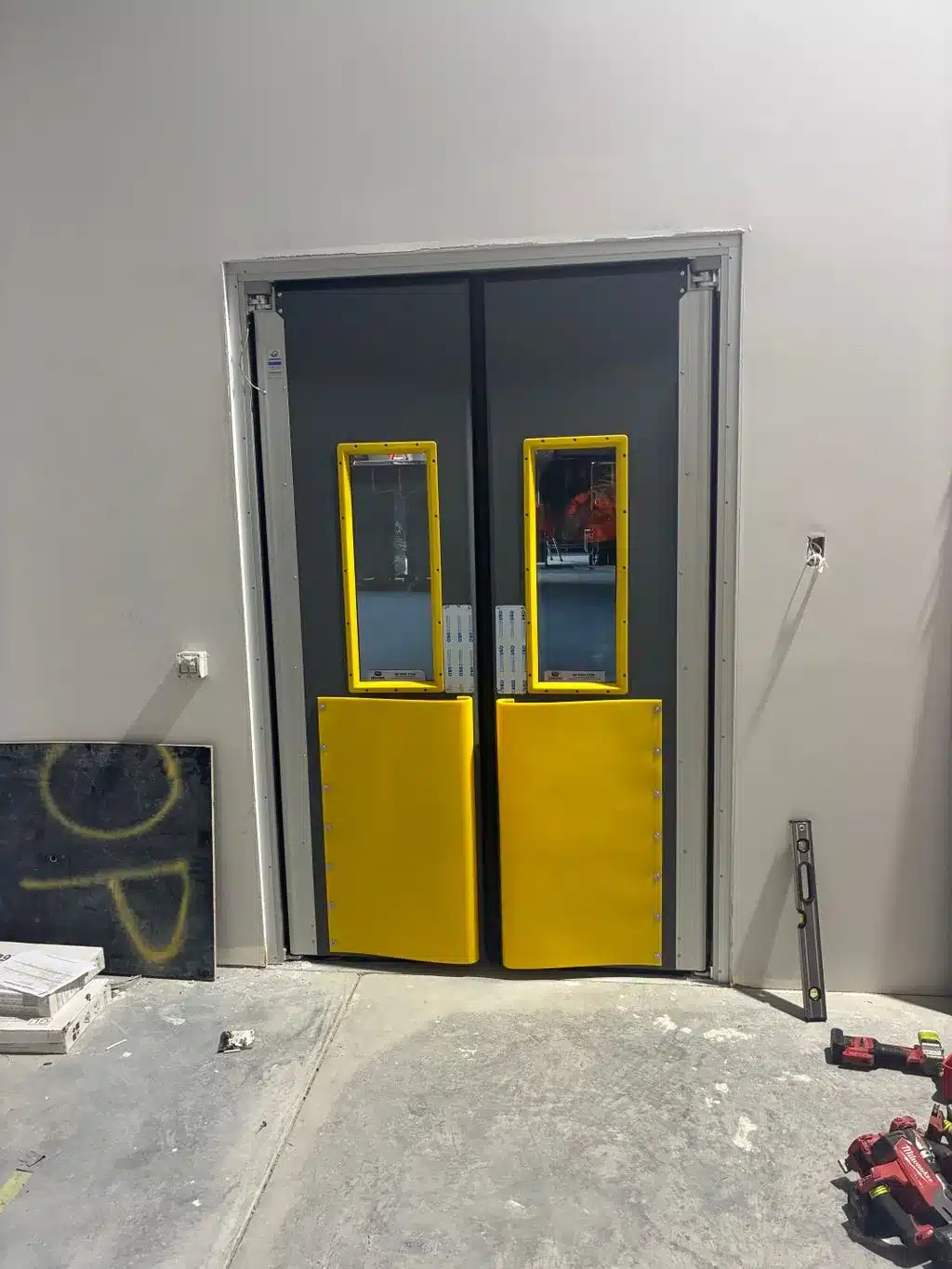 yellow-doors-construction-site yellow-doors-construction-site