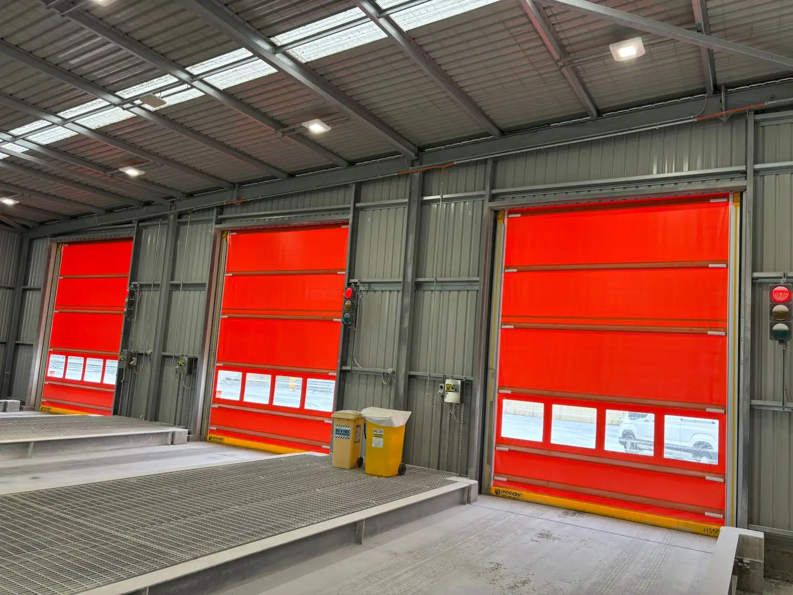 red-industrial-roller-doors